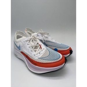 Nike Vaporfly Next 2% Women’s White Blue Orange size 7 lightly used